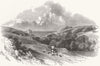 SUSSEX. Watering-Places of England-Hastings 1849 old antique print picture