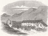 SCOTLAND. Arrival of Queen at Invercauld, Perthshire 1849 old antique print