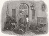 RELIGION. Christmas-Compliments of season 1846 old antique print picture