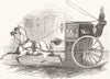 HORSES. Reynoldss improved patent safety cab 1846 antique print picture