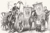 LONDON. Crimean war heroes & trophies, Woolwich 1856 old antique print picture