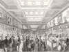 LONDON. Easter-Gt Zoological Gallery, British Museum 1845 old antique print