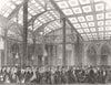 LONDON. Free-Trade Bazaar, Covent Garden Theatre 1845 old antique print