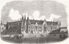 LONDON. 6th prize design for Foreign Department 1857 old antique print picture
