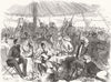 LONDON. Volunteer Camp, Wimbledon. Fortune Telling 1868 old antique print