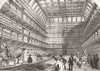 LONDON. Royal College of Surgeons museum, Lincoln's Inn 1854 old antique print