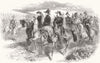 SURREY. Chobham Camp-Prince Lucien Bonaparte 1854 old antique print picture