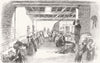 TEXTILES. Steam Sewing-Machines 1854 old antique vintage print picture