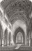 SUSSEX. New Church, St Leonards-on-Sea 1868 old antique vintage print picture