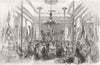 LONDON. Wesleyan Centenary Hall, Bishopsgate 1851 old antique print picture