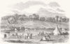 LONDON. The Highgate Model Yacht Club 1854 old antique vintage print picture