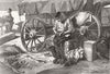HORSES. Saddler of 7th Dragoon Guards 1872 old antique vintage print picture