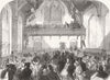 FREEMASONS. Masonic Inst for boys 1865 old antique vintage print picture
