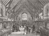 WILTS. The Blackmore Museum, Salisbury 1867 old antique vintage print picture
