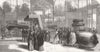 FRANCE. Paris Expo. British guns exhibited 1867 old antique print picture