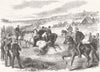 LONDON. Tournament of 17th Lancers, Shorncliffe camp 1868 old antique print