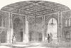 LONDON. Westminster. Lower Waiting-Hall, Commons 1856 old antique print