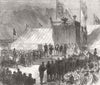 YORKS. Prince Arthur, Albert Park, Middlesborough 1868 old antique print