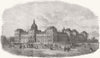 LONDON. 6th prize design for War-Office 1857 old antique vintage print picture