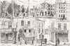 IRELAND. Assassination conspirators haunts, Dublin 1883 old antique print