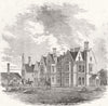 SURREY. Fox Warren, Cobham, Surrey 1860 old antique vintage print picture