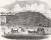LONDON. Whitechapel Mount, from drawing made, 1801 1860 old antique print