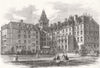 WORCS. Imperial Hotel, Malvern Elmslie, architect 1862 old antique print