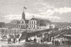 IRELAND. Cork exhibition of Arts & industry 1883 old antique print picture