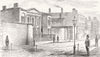 IRELAND. commission Ct, Green St, Dublin 1883 old antique print picture