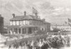 NORFOLK. Shadingfield Lodge, Yarmouth 1872 old antique vintage print picture
