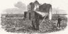 KENT. Gunpowder explosion nr Erith. Ruins 1864 old antique print picture
