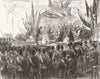 ESSEX. Princess Diana's Great-Great Granny giving prizes 1868 old print