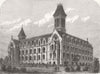 WARCS. Erdington Orphanage, nr Birmingham 1869 old antique print picture