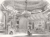 SUSSEX. Music-Room, Pavilion, Brighton 1856 old antique vintage print picture