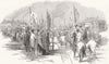 LANCS. Preston, Fleetwood & West Riding Railway 1847 old antique print picture