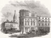LONDON. New Oxford-Street 1847 old antique vintage print picture