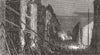 LONDON. Clerkenwell explosion. Corporation Lane 1867 old antique print picture