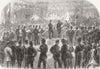 MIDDX. Prizes for 26th Middlesex Rifles, Guildhall 1865 old antique print