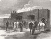 ESSEX. Artillery Tests, Shoeburyness 1865 old antique vintage print picture