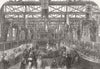 LANCS. Preston Exhibition of art & industry 1865 old antique print picture