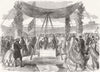 HANTS. keystone, Herbert Hospital, Bournemouth 1865 old antique print picture