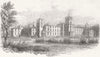 SURREY. Fatherless kids asylum, nr Croydon 1858 old antique print picture