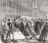 LONDON. Royal Horticultural Society flower show 1863 old antique print picture