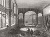 LONDON. Doctors Commons. Admiralty Ct 1867 old antique vintage print picture