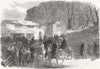 IRELAND. Pursuing Fenians, Tipperary. Dundrum House 1867 old antique print