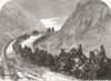 IRELAND. Fenian Pursuit. Tipperary column, Dundrum Rd 1867 old antique print