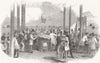 LONDON. Clearing House, Lombard St 1847 old antique vintage print picture