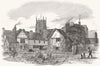 Shakespeare's School & Guild Hall, Stratford-upon-Avon, Warwickshire 1847