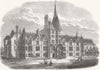 LONDON. French Protestants hospital, Victoria Park 1865 old antique print