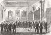 LONDON. General Lord Napier, United Service Club 1868 old antique print